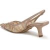 imageSam Edelman Womens Bianka Slingback PumpsEcru Multi