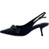 imageSam Edelman Womens Bianka Slingback PumpsMidnight Blue Fabric