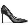 imageSam Edelman Womens Hazel Mesh PumpsBlack Glitz