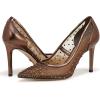imageSam Edelman Womens Hazel Mesh PumpsBronze Metallic Glitz