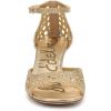 imageSam Edelman Womens Peyton Kitten Heel SandalsAmber Gold