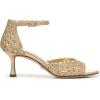 imageSam Edelman Womens Peyton Kitten Heel SandalsAmber Gold