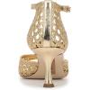 imageSam Edelman Womens Peyton Kitten Heel SandalsAmber Gold