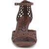 imageSam Edelman Womens Peyton Kitten Heel SandalsTerazzo Brown