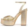 imageSam Edelman Womens Sandy PlatformsAmber Gold