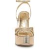 imageSam Edelman Womens Sandy PlatformsAmber Gold