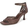 imageSam Edelman Womens Peyton Kitten Heel SandalsTerazzo Brown