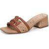 imageSam Edelman Womens Waylon Weave SandalsRich Cognac