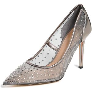 imageSam Edelman Womens Hazel Mesh PumpsMetallic Iron Glitz