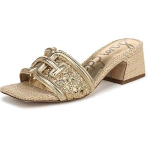 imageSam Edelman Womens Waylon Weave SandalsAmber Gold